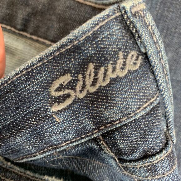 Goldsign Silvie Denim Bell Bottom Jeans Sz 27 - Picture 5 of 10